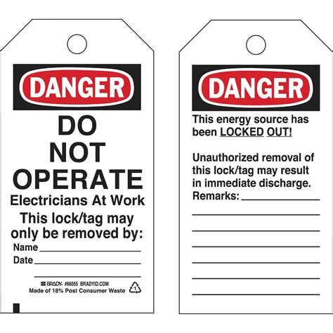 electrical box tags|electrical danger tag.